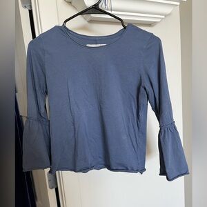 Bell Sleeve Long Sleeve Top